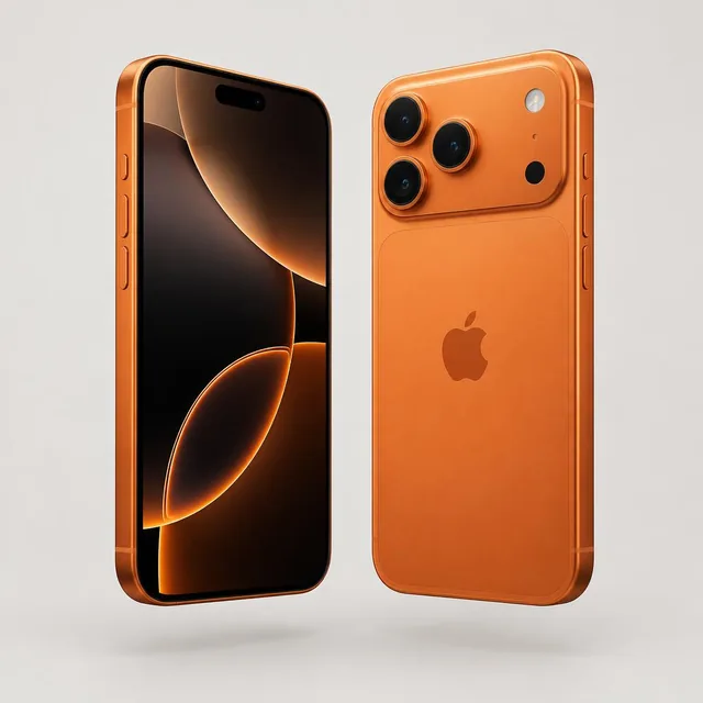 iPhone 17 Pro Max Laranja cósmico
